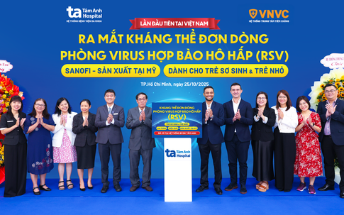 VNVC - Tâm Anh ra mắt kháng thể đơn dòng phòng RSV, bảo vệ trẻ khỏi bệnh viêm phổi nặng