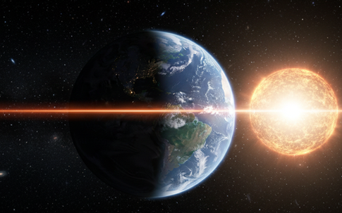 Sự đối xứng hai bán cầu Bắc - Nam của Trái Đất bị phá vỡ