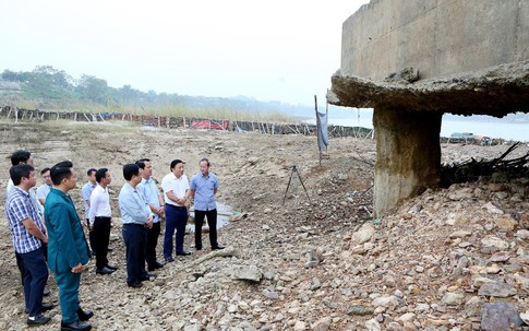 Phú Thọ: Khẩn trương xử lý sự cố hư hỏng trụ T3 cầu Sông Lô