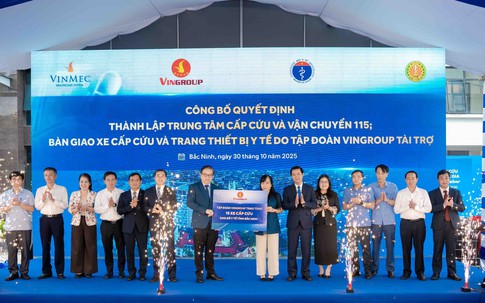 Vingroup hỗ trợ Bắc Ninh xây dựng hệ thống cấp cứu ngoại viện hiện đại, sẵn sàng ứng cứu trong 'thời gian vàng'