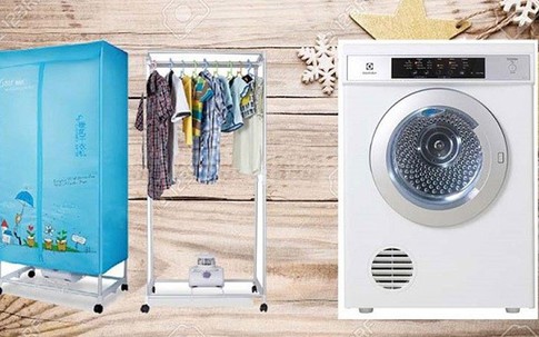 Vào mùa nồm ẩm: Nên chọn tủ sấy hay máy sấy quần áo?