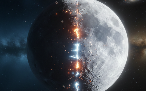 Tàu Trung Quốc đem về bằng chứng Mặt Trăng là 2 thế giới ghép lại