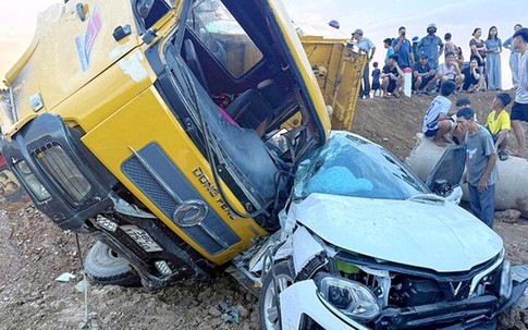 Không giảm tốc độ khi vào ngã tư, tài xế xe tải gây tai nạn nghiêm trọng