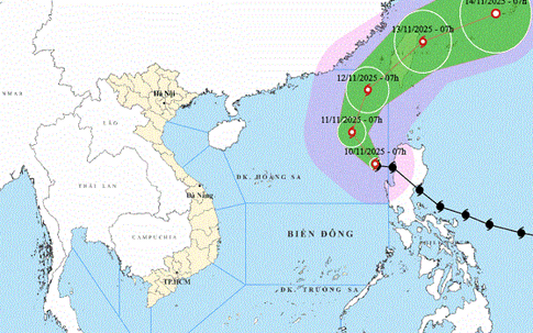 Tin bão mới nhất: Bão số 14 giật cấp 16 vào Biển Đông, đất liền Việt Nam có bị ảnh hưởng?