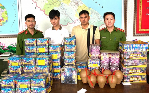 Chặn đứng 'chợ pháo ngầm' khối lượng giao dịch ước tính 6-7 tấn pháo nổ