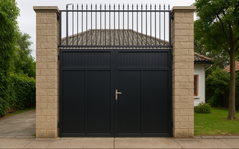 Trụ cổng vào giữa cửa nhà có sao không? Điều kiêng kỵ khi làm cổng nhà không nên mắc phải