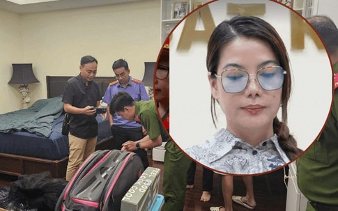 Hình ảnh công an khám xét nơi ở của Trương Ngọc Ánh, hé lộ bên trong bên trong biệt thự sang