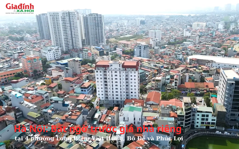 Hà Nội: Bất ngờ trước giá nhà riêng tại 4 phường Long Biên, Việt Hưng, Bồ Đề và Phúc Lợi