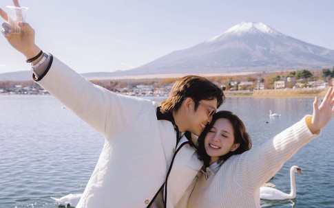 Nữ chính phim 'Cha tôi, người ở lại' khoe ảnh tuần trăng mật ngọt ngào ở Nhật Bản