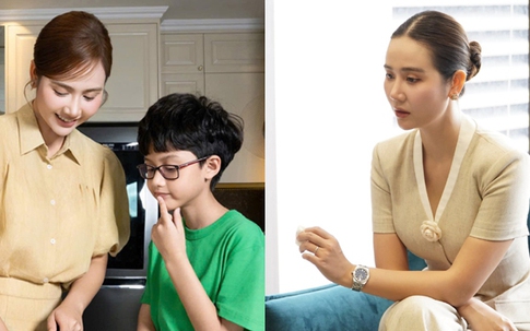 Nữ diễn viên chính phim 'Cách em 1 milimet' đời thực nuôi con trai khéo như thế nào?