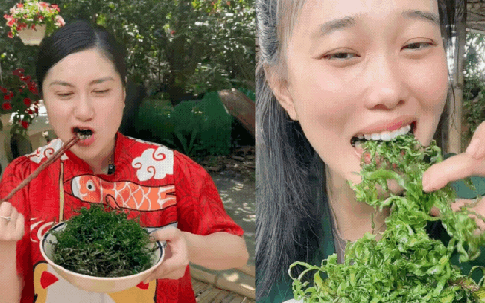 Trào lưu 'mukbang' món lá chuối chiên giòn, có gì đặc biệt?