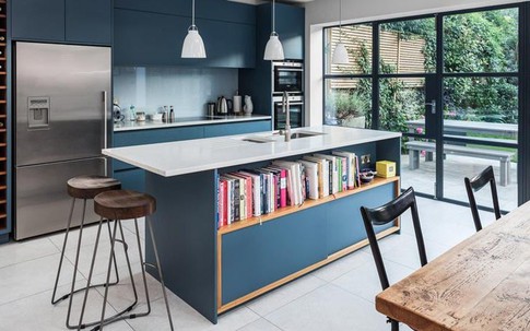 Chọn màu sơn bếp theo bản mệnh gia chủ để kích cầu cát khí và rước tài lộc