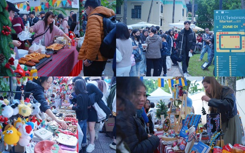 Rực rỡ sắc màu Giáng sinh châu Âu giữa lòng Hà Nội
