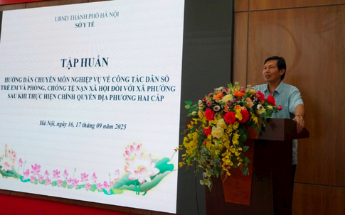 Hà Nội tập huấn nghiệp vụ lĩnh vực dân số, trẻ em và phòng chống tệ nạn xã hội