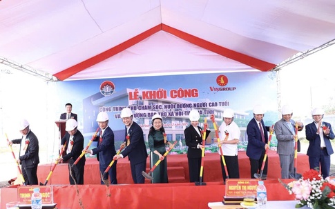 Khởi công dự án khu chăm sóc người cao tuổi hàng chục tỷ đồng ở Hà Tĩnh