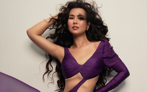 Loạt ảnh quyến rũ của Võ Hạ Trâm khiến chồng Ấn Độ 'nhận không ra'