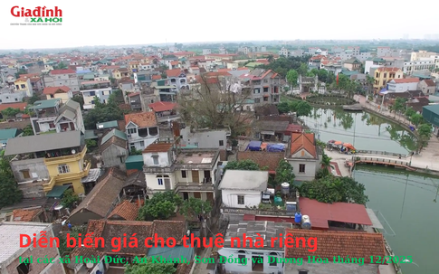 Hà Nội: Diễn biến giá cho thuê nhà riêng tại các xã Hoài Đức, An Khánh, Sơn Đồng và Dương Hòa tháng 12/2025