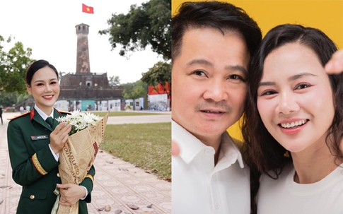 Thanh tra Nguyệt trong 'Lằn ranh' ngoài đời là Trung tá quân đội, hôn nhân bình dị kín tiếng