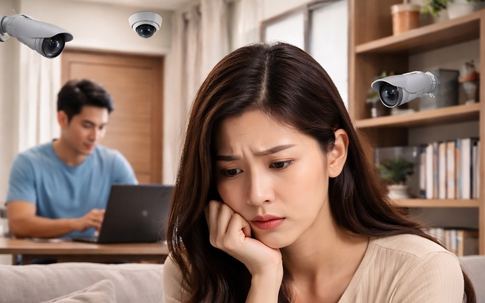 Mới cưới hơn 20 ngày, tôi hoảng hốt phát hiện chồng lắp 5–6 camera giám sát vợ