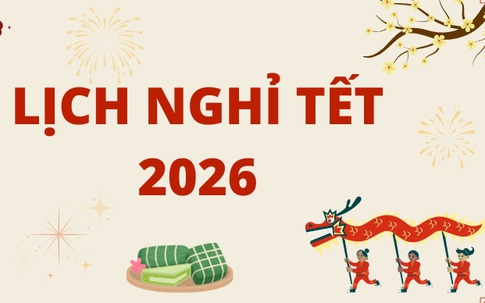 Chi tiết lịch nghỉ Tết Dương lịch 2026 sắp tới, người lao động được nghỉ dài 4 ngày