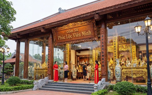 Đồ thờ gốm sứ Bát Tràng cao cấp từ Gốm Sứ Phúc Lộc Viên Minh