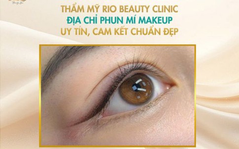 Phun mí Glamor tạo điểm nhấn cho đôi mắt tại Thẩm Mỹ Rio