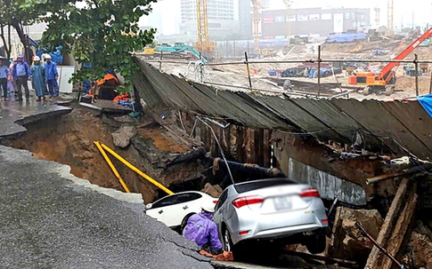 Xác định nguyên nhân ban đầu vụ “hố tử thần” xuất hiện ở trung tâm Đà Nẵng