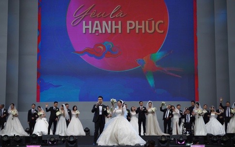 80 cặp đôi cùng viết nên khoảnh khắc đẹp trong Ngày hội Việt Nam Hạnh Phúc 2025