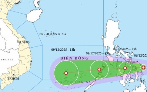 Tin mới nhất về áp thấp nhiệt đới sắp vào Biển Đông, tốc độ tăng nhanh