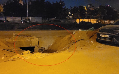 Cận cảnh những chiếc 'bẫy' về đêm tại dự án trọng điểm 370 tỷ của Thành phố Hà Nội