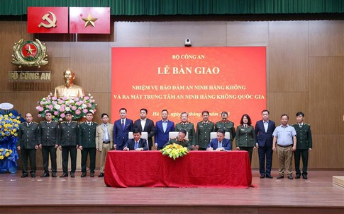 Bộ Công an ra mắt Trung tâm An ninh hàng không quốc gia