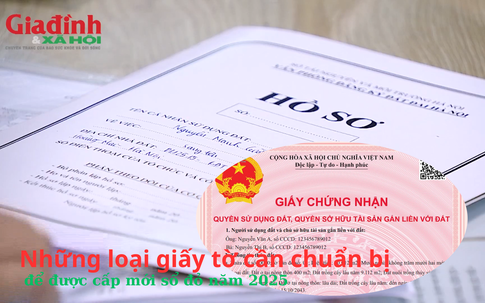 Những loại giấy tờ cần chuẩn bị để được cấp mới sổ đỏ năm 2025
