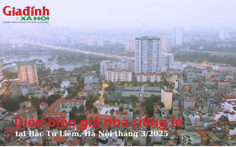 Diễn biến giá nhà riêng lẻ tại Bắc Từ Liêm, Hà Nội tháng 3/2025