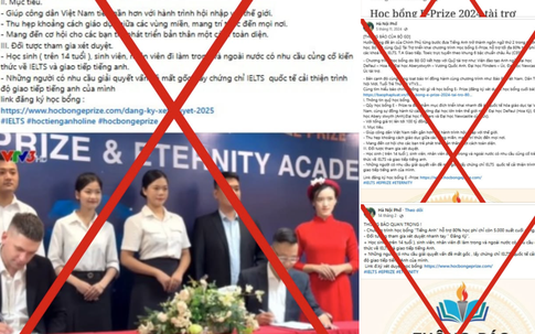 Bộ Giáo dục và Đào tạo cảnh báo chương trình học bổng tiếng Anh giả mạo