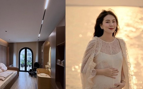 MC Mai Ngọc dọn về nhà mới chuẩn bị sinh con với thiếu gia Bắc Giang, làm cơm chia tay căn hộ nhỏ xinh