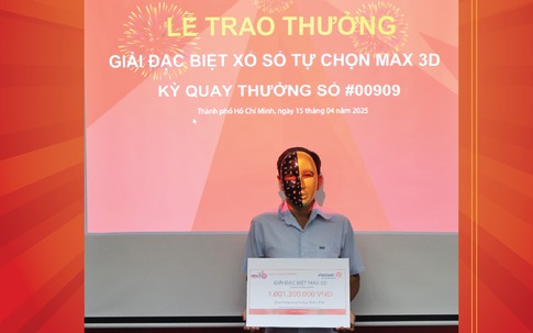 Một người cùng lúc trúng 4 giải của Vietlott nhờ chọn số đẹp yêu thích