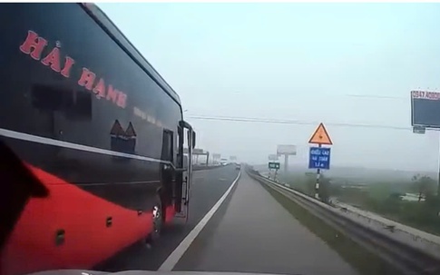 Xử lý tài xế nhà xe Hải Hạnh ở Thanh Hóa do ép xe con trên cao tốc nhằm 'trả đũa'