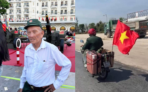 Cựu chiến binh 76 tuổi chạy xe máy 1.300km đã tới TP. Hồ Chí Minh: Tuy hơi mệt nhưng rất hạnh phúc