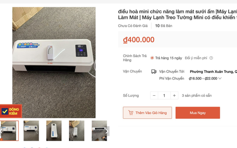 Điều hòa mini, quạt điều hòa xách tay bán tràn lan: Chất lượng thật hay 'phí tiền'?