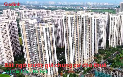 Bất ngờ trước giá chung cư cho thuê tại Gia Lâm, Hà Nội
