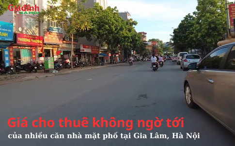 Giá cho thuê không ngờ tới của nhiều căn nhà mặt phố tại Gia Lâm, Hà Nội