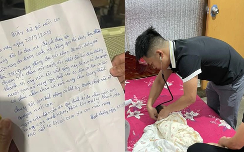 Xót thương bé sơ sinh bị bỏ rơi kèm tờ giấy đẫm nước mắt