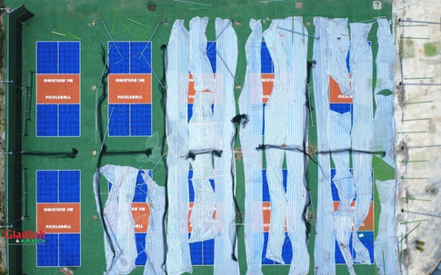 Hà Nội: Sau khi bị cắt điện, nước, hàng chục sân pickleball trái phép trên đất dự án KĐT mới Cầu Giấy hiện ra sao?