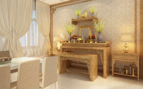 Lý do nhiều người chọn thờ chung bàn thờ Phật và bàn thờ gia tiên