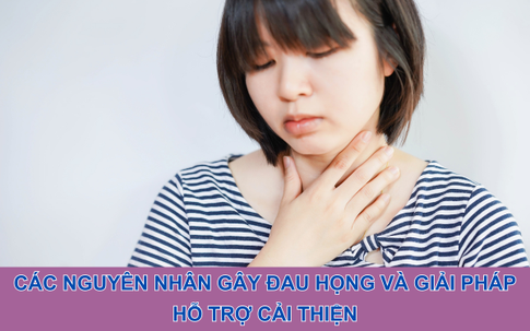 Các nguyên nhân gây đau họng và giải pháp hỗ trợ cải thiện