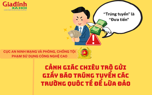 Nhận được thông báo trúng tuyển đại học quốc tế – coi chừng dính chiêu lừa đảo cực tinh vi