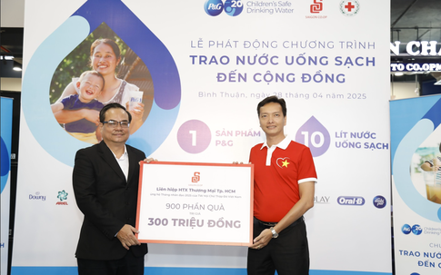 P&G Việt Nam và Saigon Co.op chung tay trao nước uống sạch cho cộng đồng