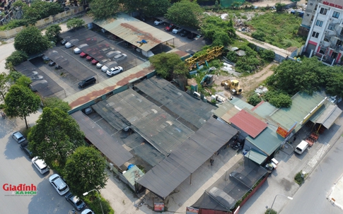 Hà Nội: Hàng ngàn m2 đất dự án chậm triển khai biến thành bãi xe, sân thể thao tại quận Hoàng Mai