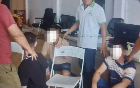 Nhiều cảnh sát ập vào văn phòng công chứng ở Bình Dương bắt nhóm nghi lừa đảo