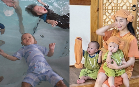 Cặp song sinh nhà Phương Oanh lại gây bất ngờ với khán giả về khả năng nổi trội này